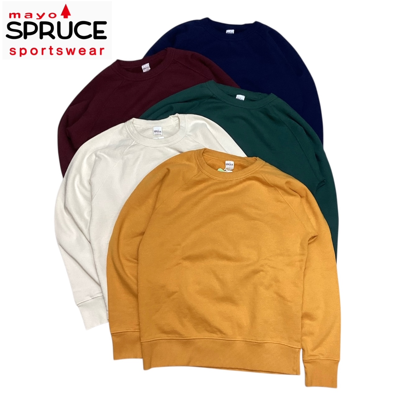 送料無料 MAYO SPRUCE【メイヨー スプルース】2 SOLID SWEAT L/S 長袖