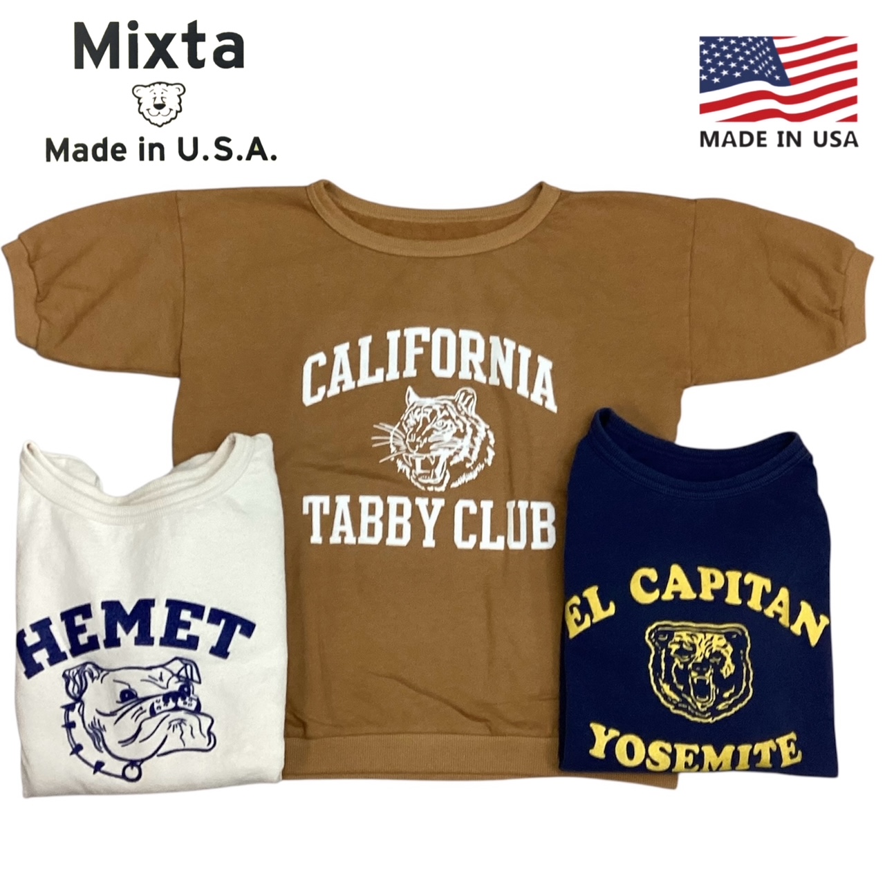 アメリカ製 送料無料 MIXTA【ミクスタ】P-SWEAT S/S 2 半袖 プリント 