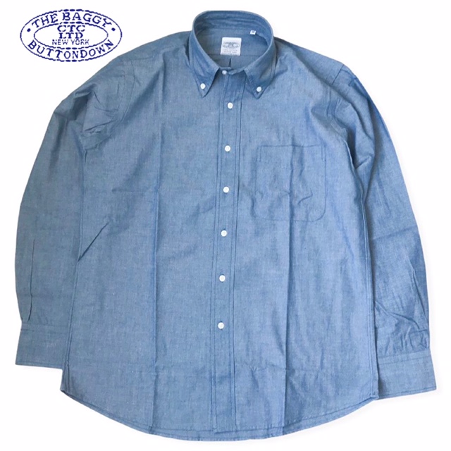 送料無料 BAGGY【バギー】2 SN CHAMBRAY B.D L/S 長袖 シャンブレー