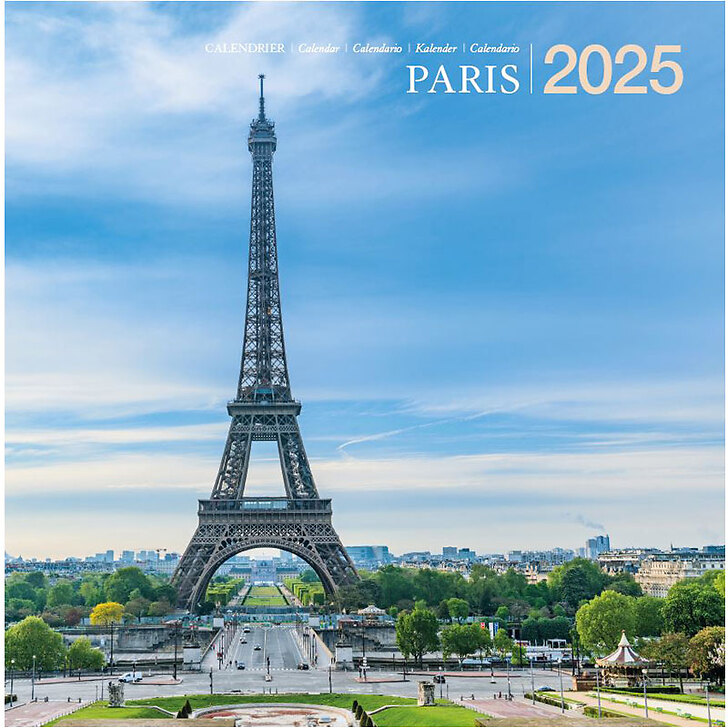 ドレジャー 2024年 ラージカレンダー PARIS 壁掛け パリ 観光地 壁掛けカレンダー ミニ パリの名所 2024年 - City de Paris