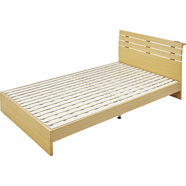 ベッド ベッドフレーム セミダブル すのこベッド コンセント付き 収納付き 木製 おしゃれ 北欧 シンプル モダン ヘッドボード 棚 ブラウン ナチュラル | 東谷 | 02