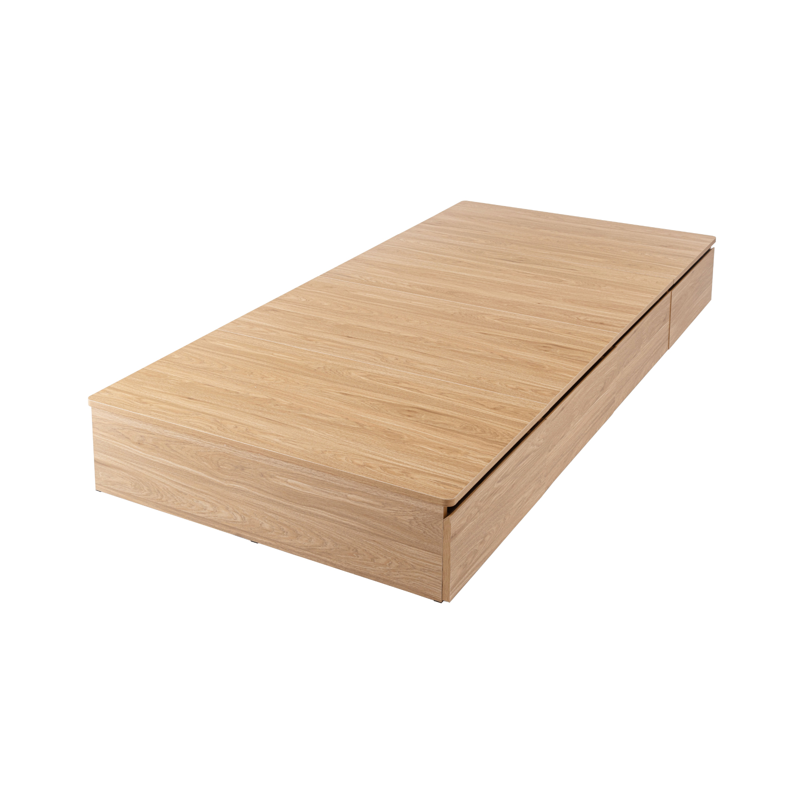 ベッド シングル 収納 ベッドフレーム 引き出し4杯 おしゃれ 木目調 キャスター付き ロータイプ 北欧 一人暮らし 大容量 広い 寝具 一人用 シンプル ワンルーム | 東谷 | 01