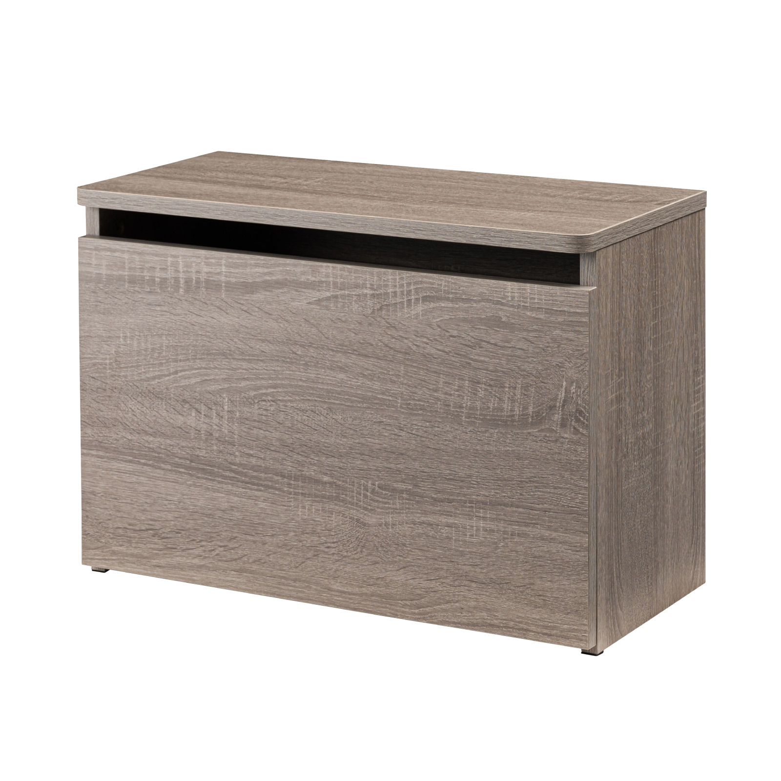 スツール 玄関 収納 玄関スツール 収納スツール おしゃれ 北欧 ナチュラル モダン シンプル 木目 ブラウン グレー スリッパ 引き出し スリット 取っ手なし 防災 | 東谷 | 02