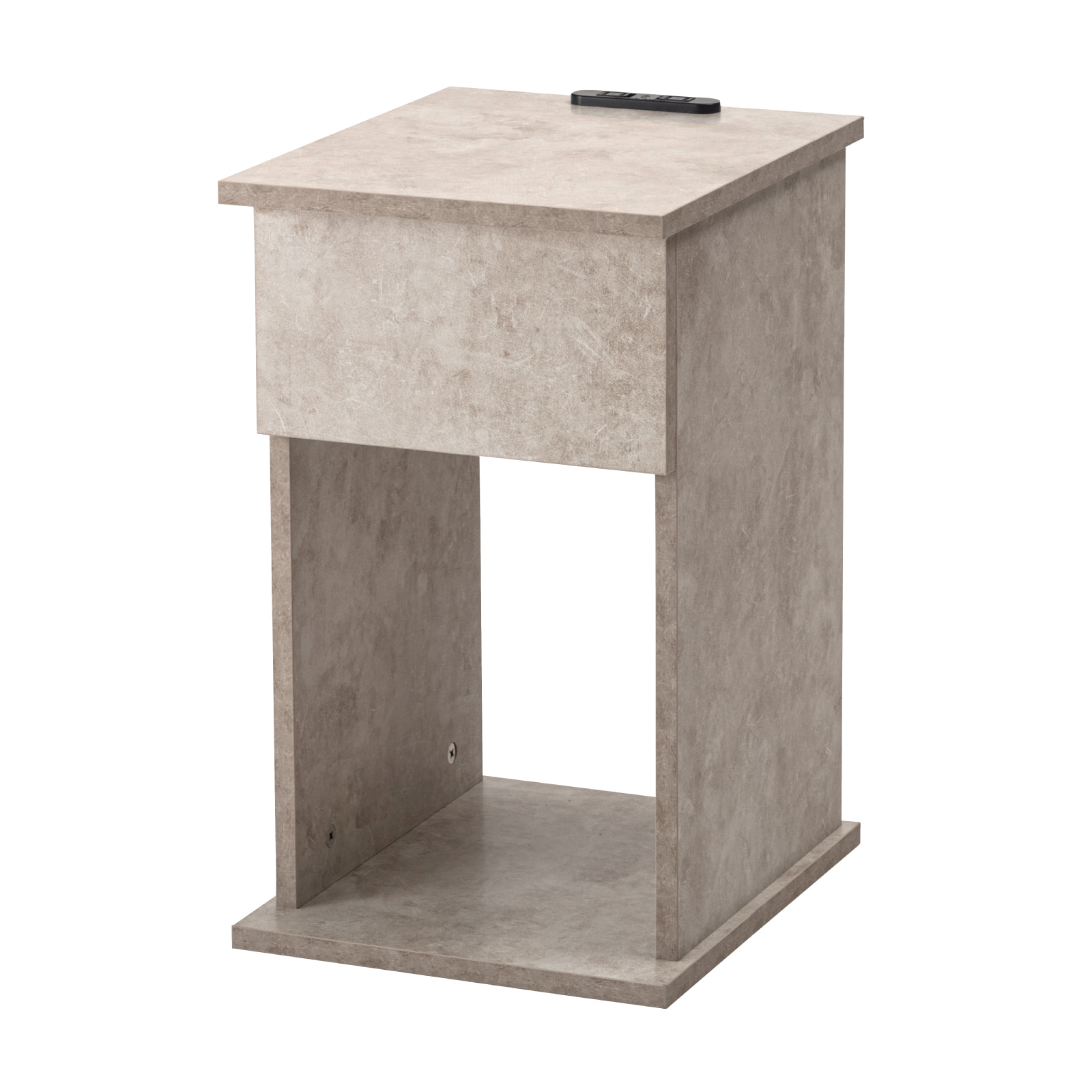 サイドテーブル ベッドサイドテーブル ナイトテーブル スリム ベッドテーブル ソファーテーブル テーブル 収納 コンセント ブラウン グレー ナチュラル | 東谷 | 01