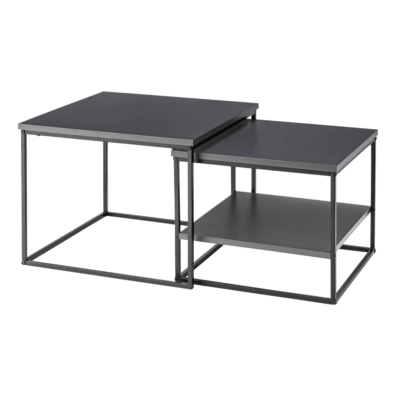 まー出品　ヘキサテーブル50 センターテーブル付きブラック塗装 海外でも話題となったオールブラックのヘキサテーブルがついにAmazonに
