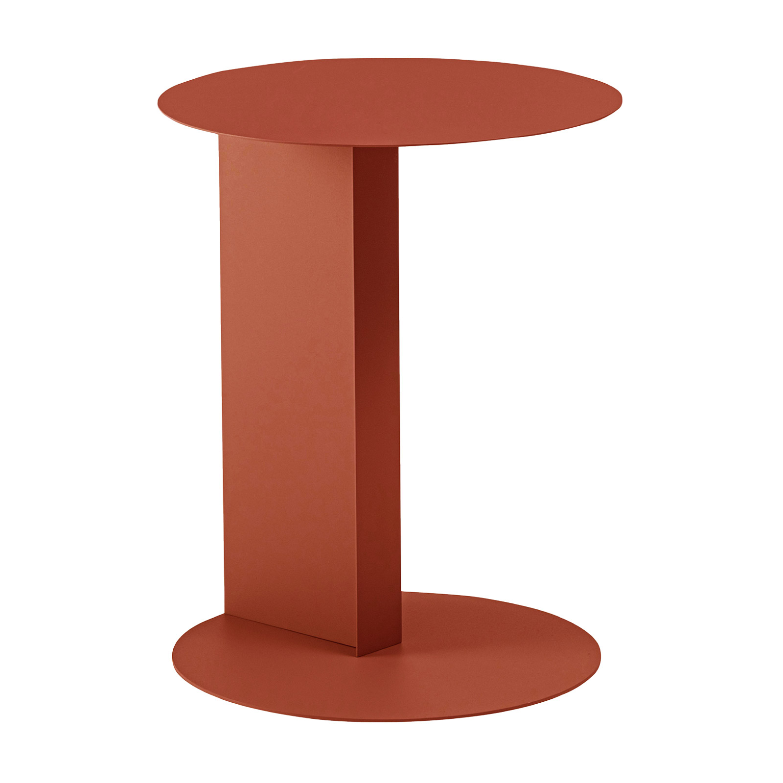 東谷 サイドテーブル テーブル 丸 丸型 白 黒 スリム 円形 ソファ横