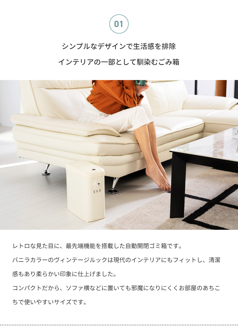 ゴミ箱 センサーゴミ箱 9L 9リットル 袋が見えにくい センサー