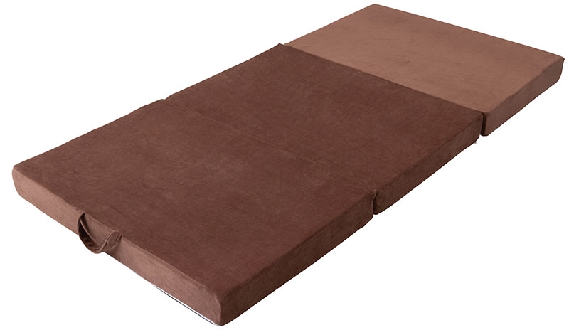 マットレス 3つ折り シングル 高反発 ウレタン 厚み10cm メッシュ素材 リバーシブル 硬め 洗えるカバー 清潔 シンプル 快適 折りたたみ 折り畳み 来客用 | 東谷 | 02