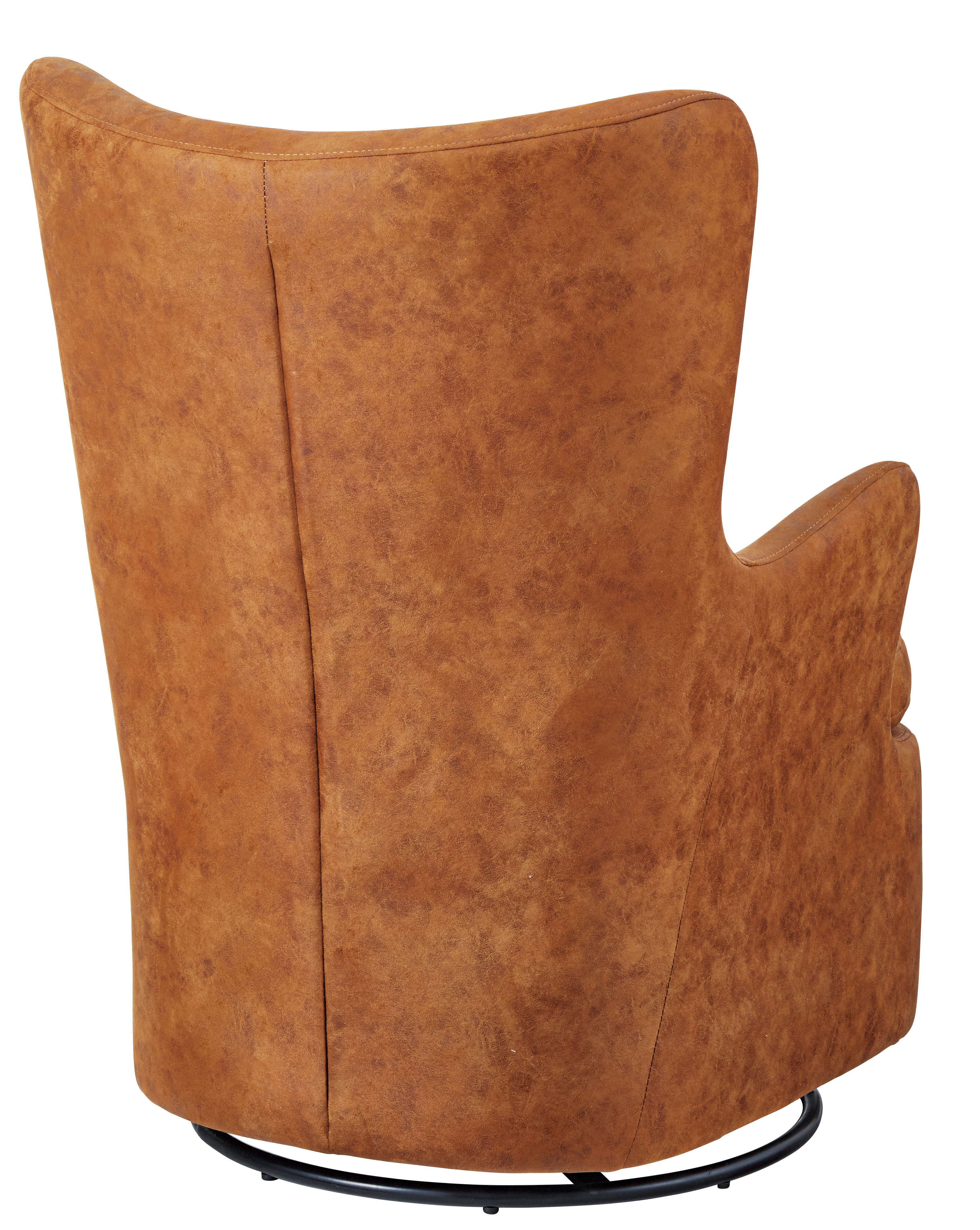 ロッキングチェア おしゃれ リビング 一人掛け フロアチェア 回転式 360度回転 クロスレザー オールシーズン ウィービングベルト シンプル インダストリアル ゆらゆら