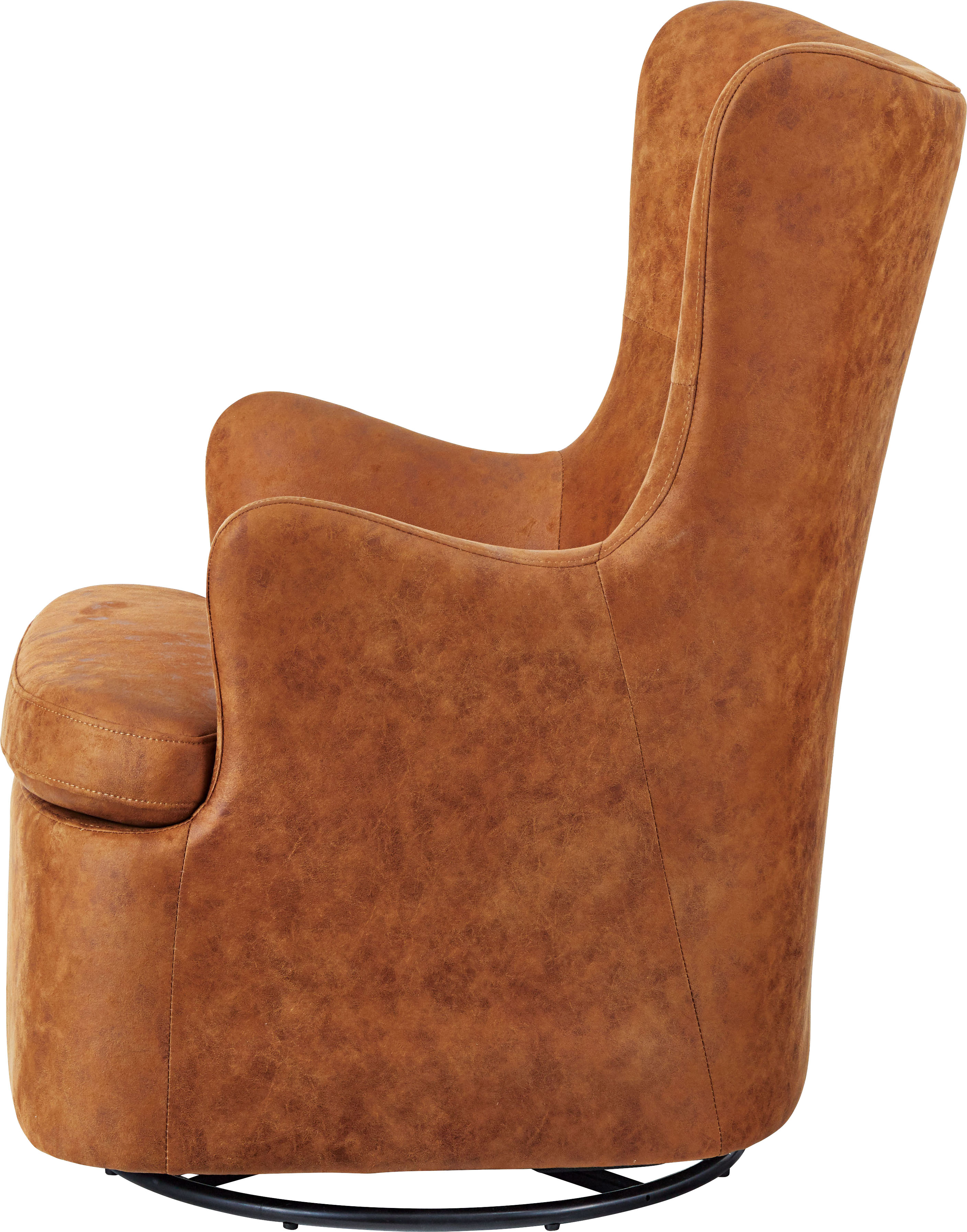 ロッキングチェア おしゃれ リビング 一人掛け フロアチェア 回転式 360度回転 クロスレザー オールシーズン ウィービングベルト シンプル インダストリアル ゆらゆら