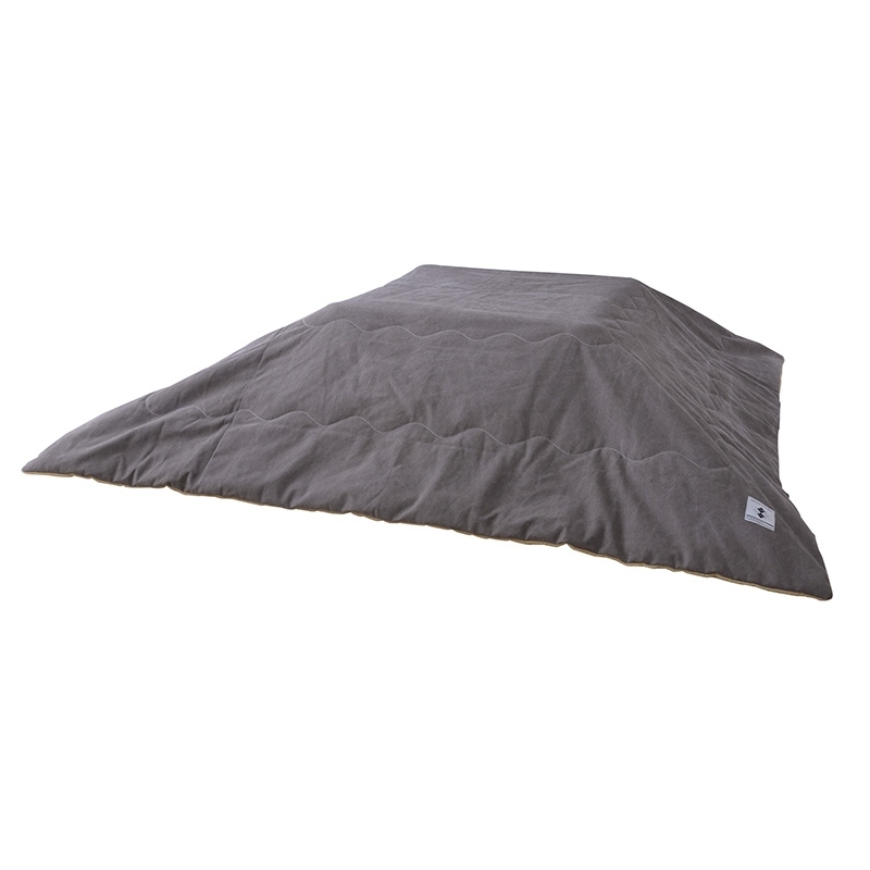 こたつ布団 正方形 おしゃれ 190 こたつ布団 こたつ掛け布団 薄掛け 省スペース こたつ用品  シンプル 撥水加工 水に強い 汚れにくい グレー カーキ ベージュ | 東谷 | 02