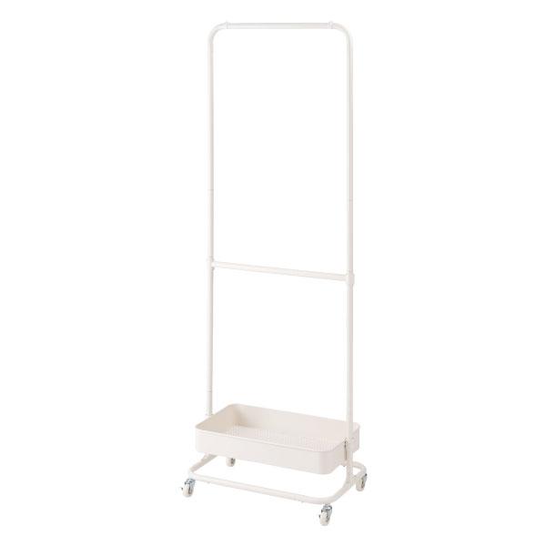 ハンガーラック スリム おしゃれ 高さ調節 キャスター 収納付き シンプル コート ワゴン ハンガー コンパクト 軽い 白 黒 ランドセル ランドセルラック | 東谷 | 02