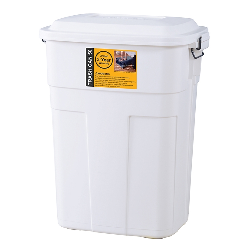 ゴミ箱 50リットル 50l おしゃれ 分別 屋外 ごみ箱 蓋付きゴミ箱 ダストボックス フタ付き ごみ おしゃれゴミ箱 大きめ 国産 日本製 グリーン ネイビー ホワイト | 東谷 | 03