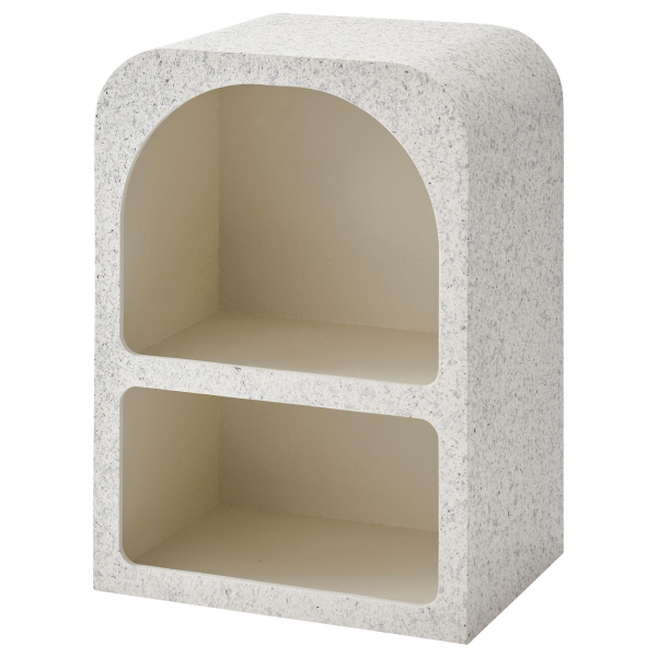 東谷 シェルフ 棚 飾り棚 2段 繊維板 おしゃれ シンプル シック モダン