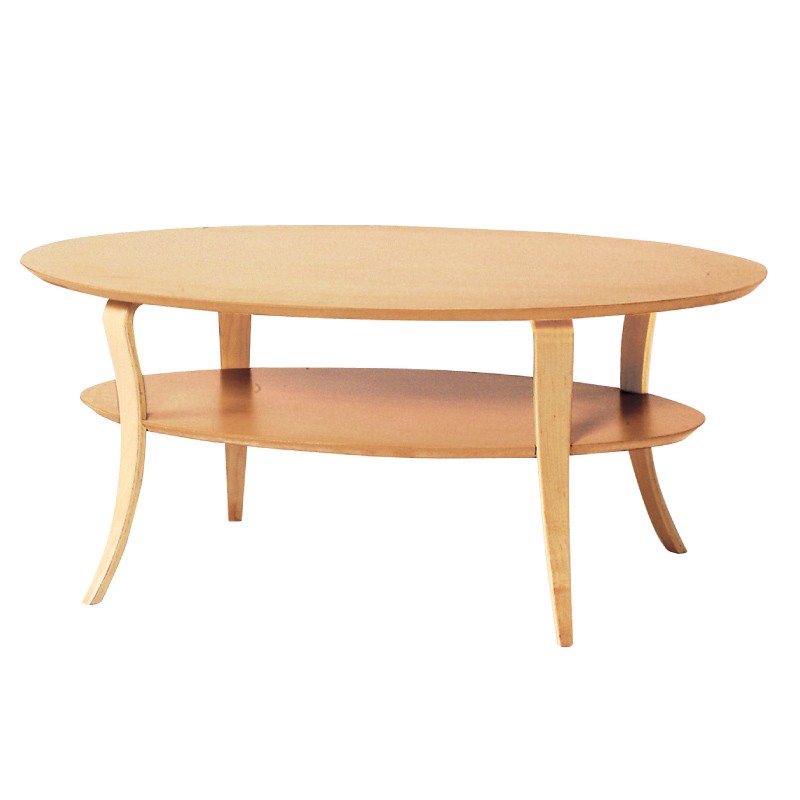 センターテーブル ローテーブル 幅100cm 木製 北欧 おしゃれ 丸 楕円 収納｜maisonplus｜03