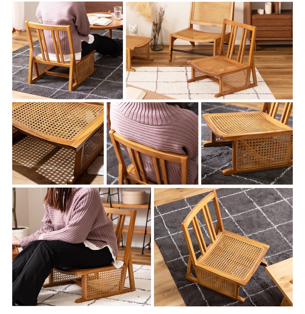 東谷 座椅子 1人掛け コンパクト おしゃれ 椅子 一人掛け 座敷 木製