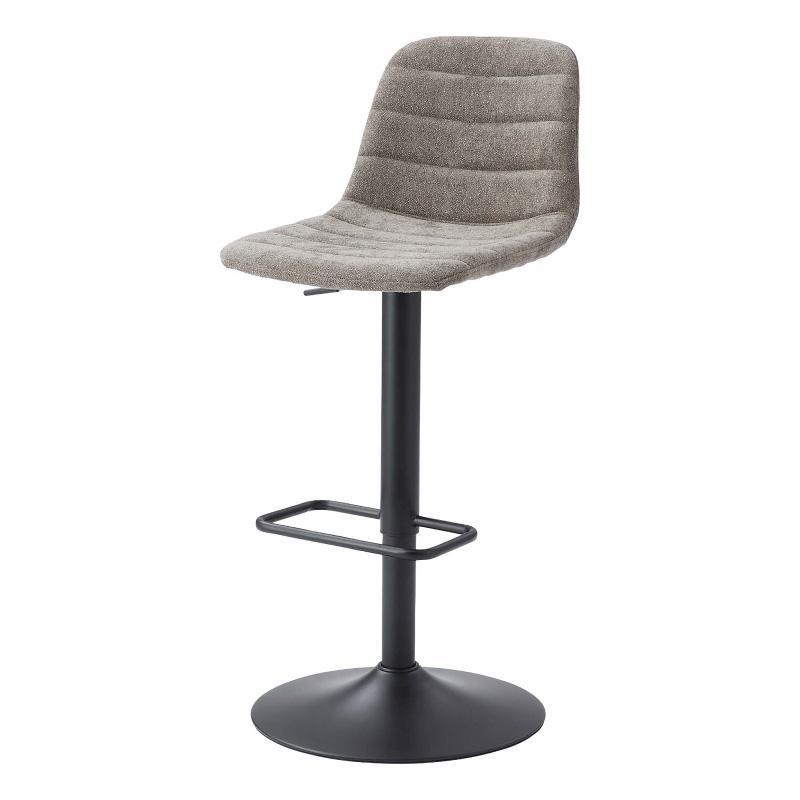 東谷 カウンターチェア ハイチェア 昇降 レバー式 高さ調節 背もたれ