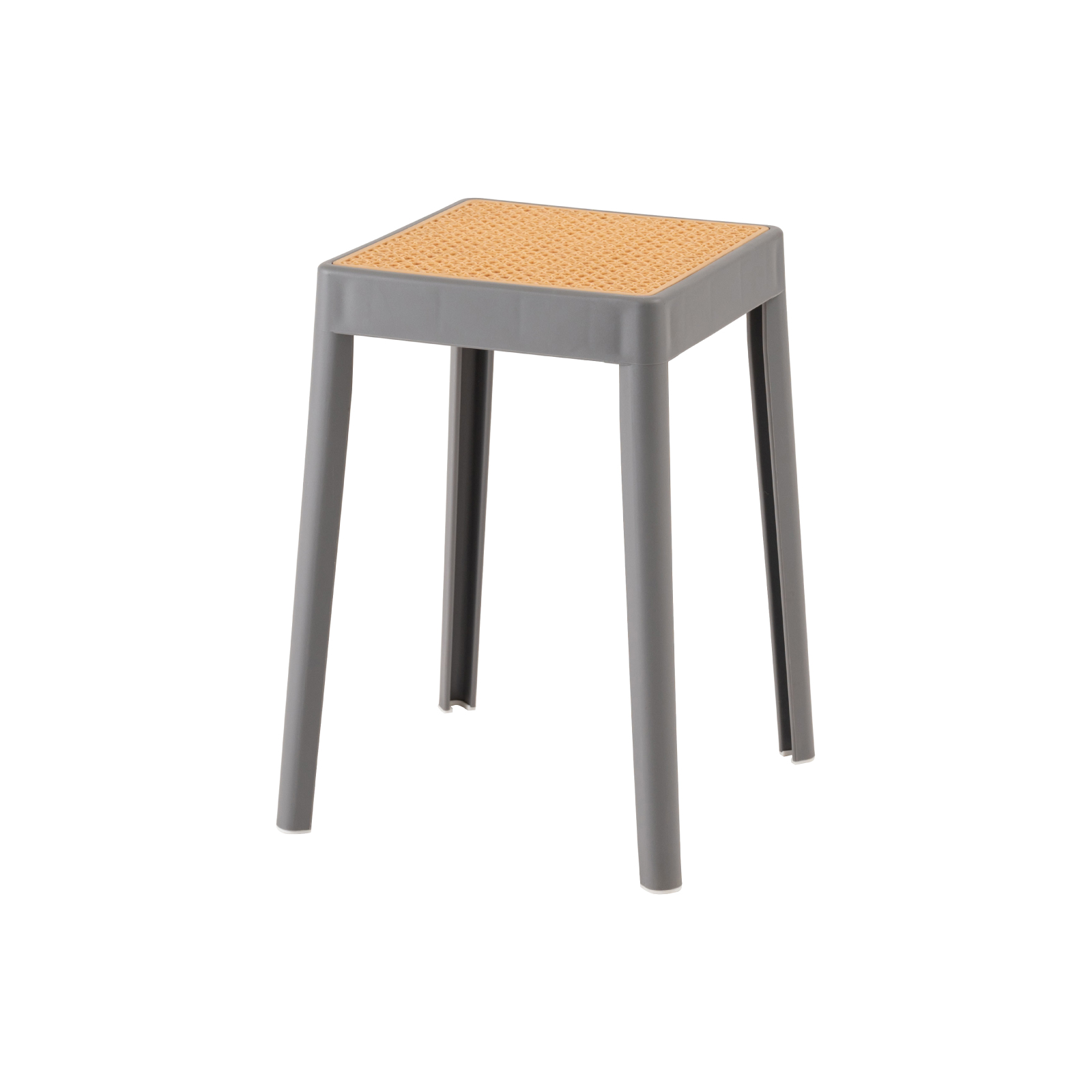 東谷 スツール 椅子 高さ46 玄関 おしゃれ ラタン調 北欧 完成品