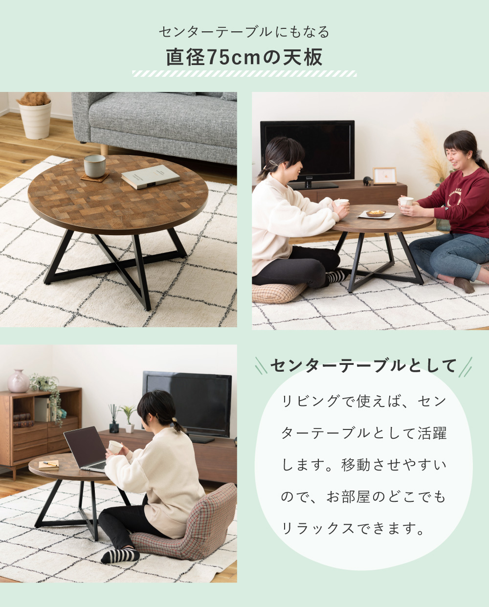 東谷 サイドテーブル ベッドサイドテーブル ナイトテーブル ベッド