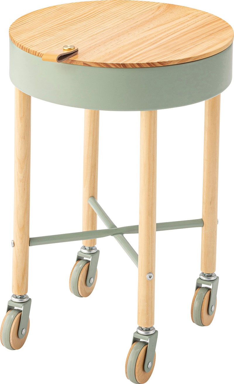 東谷 サイドテーブル ベッドサイドテーブル ナイトテーブル キャスター