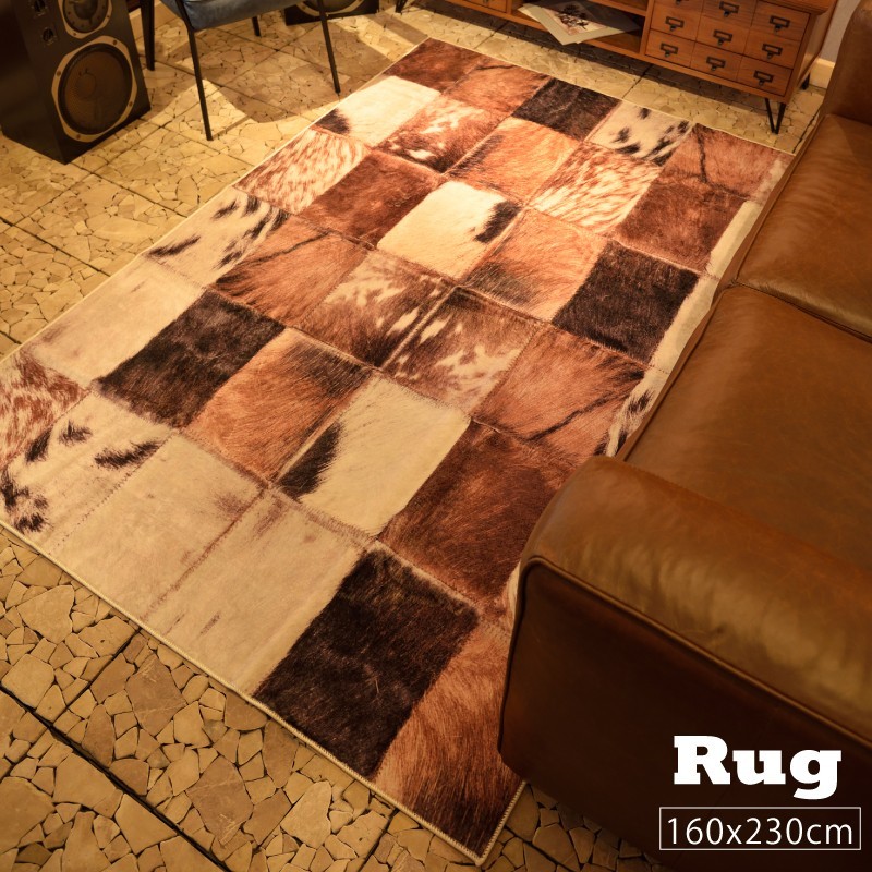 ラグ マット 160×230 3畳 おしゃれ アニマル 長方形 大きい 大判 滑り止め 安い 人気