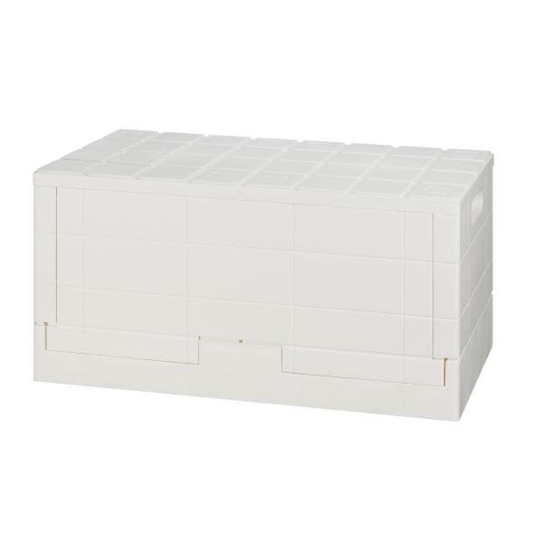 収納ボックス 不透明 38.5L 折りたたみ 積み重ね 蓋あり コンテナ 幅60 ブロック 収納スツール 国産 日本製 衣類収納 クローゼット 押し入れ 玄関 ガーデン 庭 | 東谷 | 02