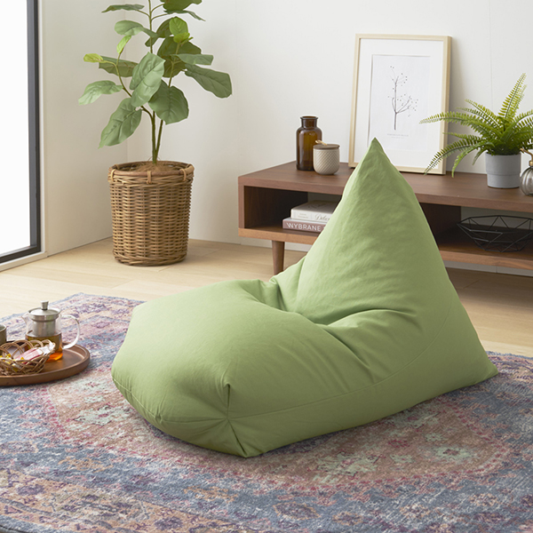 ビーズクッション レゴリス 日本製 フロアソファ 座椅子 ローソファー フロアチェア マルチソファ 1人掛け 低い 低め クッション 布地 ファブリック オックスフォード生地 デニム 一人暮らし ワンルーム ごろ寝 シンプル 完成品 座る 寝る 昼寝 ギフト プレゼント 軽量 軽い