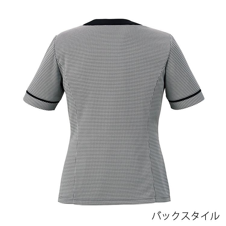 レディース ニット 半袖 五分袖 ポロ ニット シャツ カットソー ベーシック チェック スーツ インナー  吸水速乾　消臭テープ 事務服 ボンオフィス AD8800 楽天市場】レディース ニット 半袖 五分袖 ポロ ニット シャツ