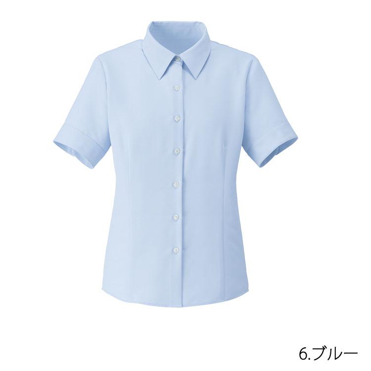 21号  ブラウス 事務服 RB4559 半袖 ノーアイロン 吸水速乾 レディース ボンマックス 制服 オフィス RB4559（ボンマックス）｜事務服