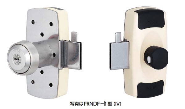 美和ロック MIWA ミワ PRNDF-1 面付本締錠（鎌デッドタイプ） キー3本