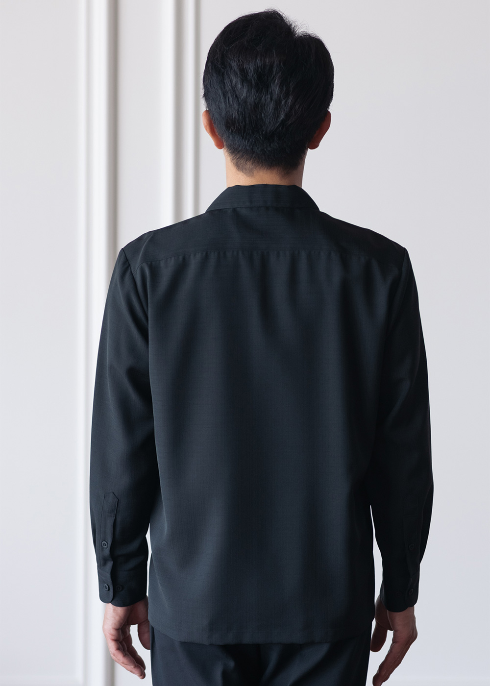 かりゆしウェア アロハシャツ かりゆし 結婚式 MAJUN マジュン 燕に牡丹 L/S（開襟）