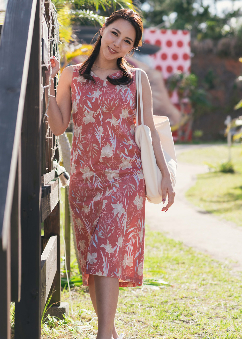 かりゆしウェア アロハシャツ かりゆし 結婚式 MAJUN マジュン オキナワグラッシーズ（ワンピース）