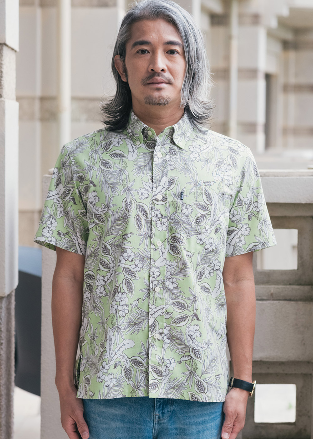 かりゆしウェア アロハシャツ かりゆし 結婚式 MAJUN マジュン フォレストシーキング