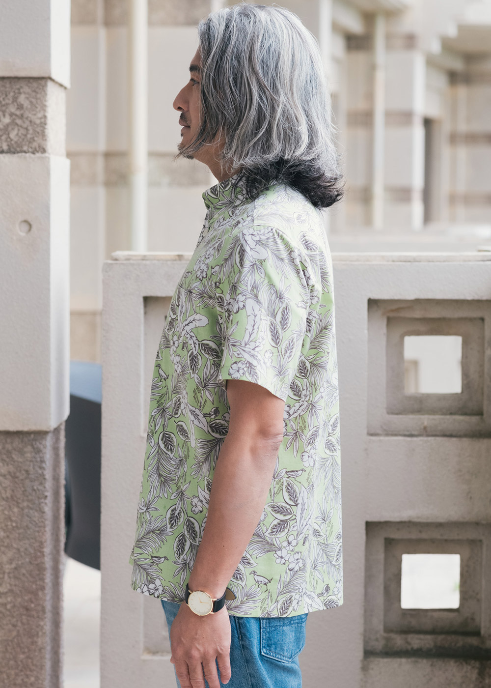 かりゆしウェア アロハシャツ かりゆし 結婚式 MAJUN マジュン フォレストシーキング