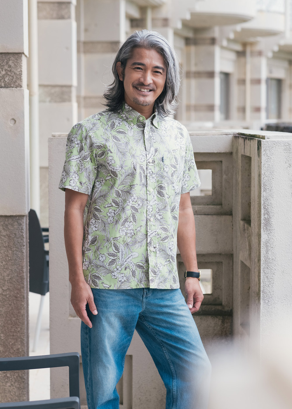 かりゆしウェア アロハシャツ かりゆし 結婚式 MAJUN マジュン フォレストシーキング