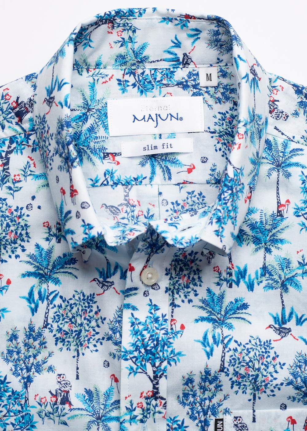 かりゆしウェア アロハシャツ かりゆし 結婚式 MAJUN マジュン ジャングルプローラー L/S