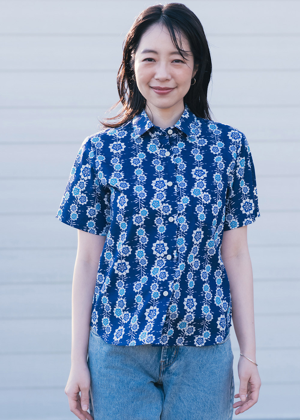 かりゆしウェア アロハシャツ かりゆし 結婚式 MAJUN マジュン しだれ桜