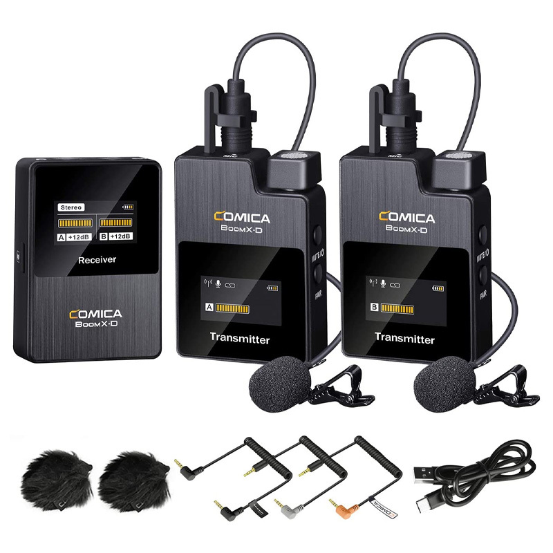 COMICA BoomX-D2 ワイヤレスマイクシステム 外付けマイク2.4Gデジタル
