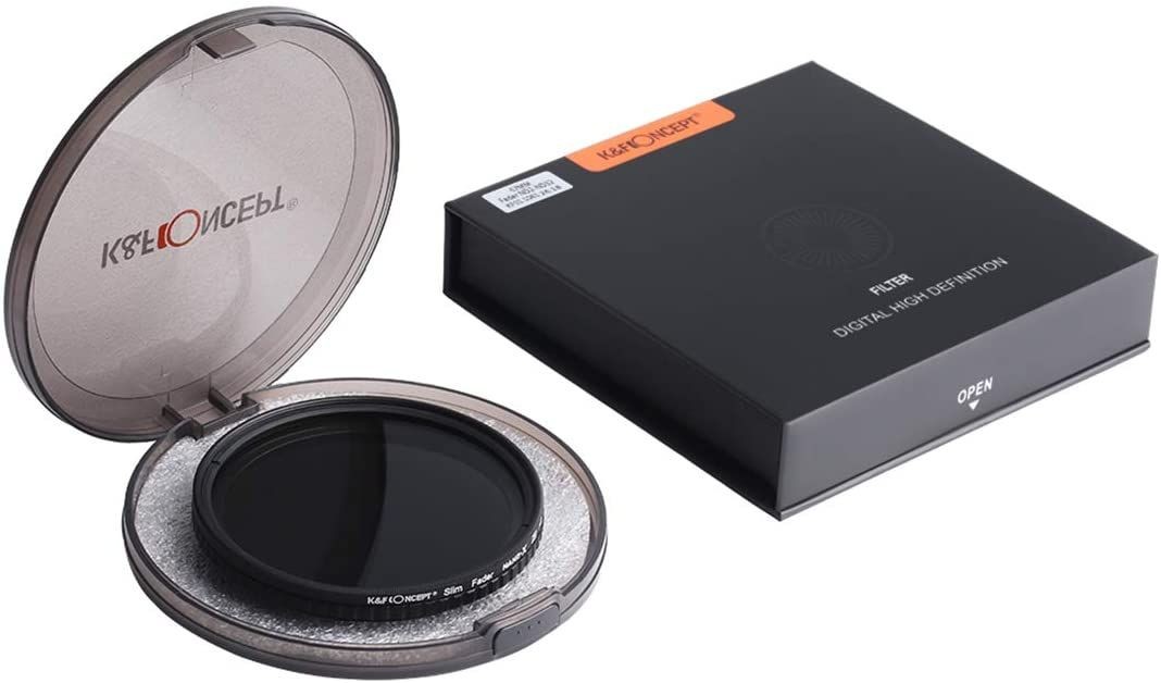 67mm ND2-ND32 K&F 可変　NDフィルター  X状ムラなし Amazon | K&F Concept 67mm 可変NDフィルター ND2-ND32 X状ムラ