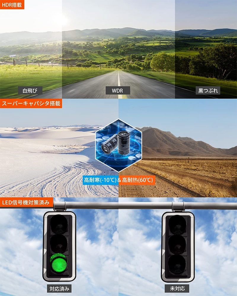 正規品】VANTRUE X4S Duo ドライブレコーダー ドラレコ 前後カメラ