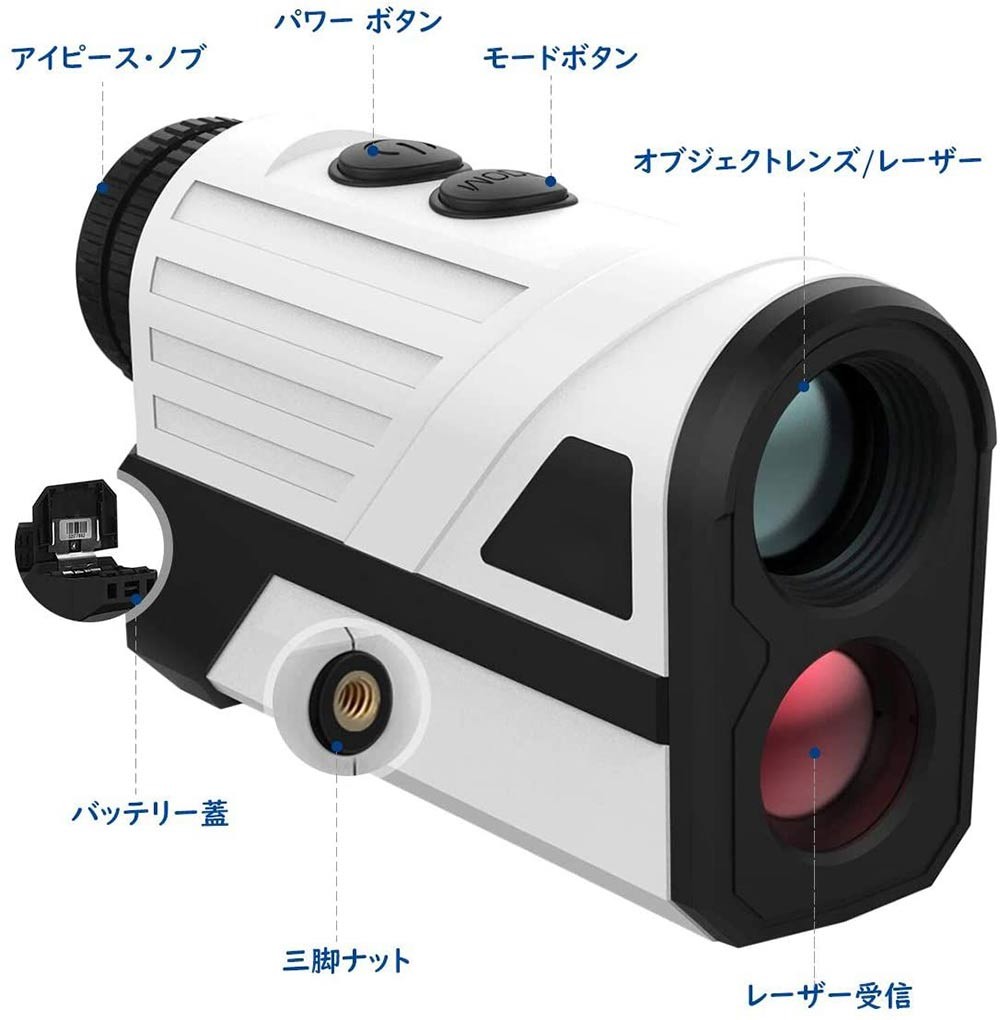 正規代理店 ゴルフ 距離計レーザー WOSPORTS 最大700ヤード 手
