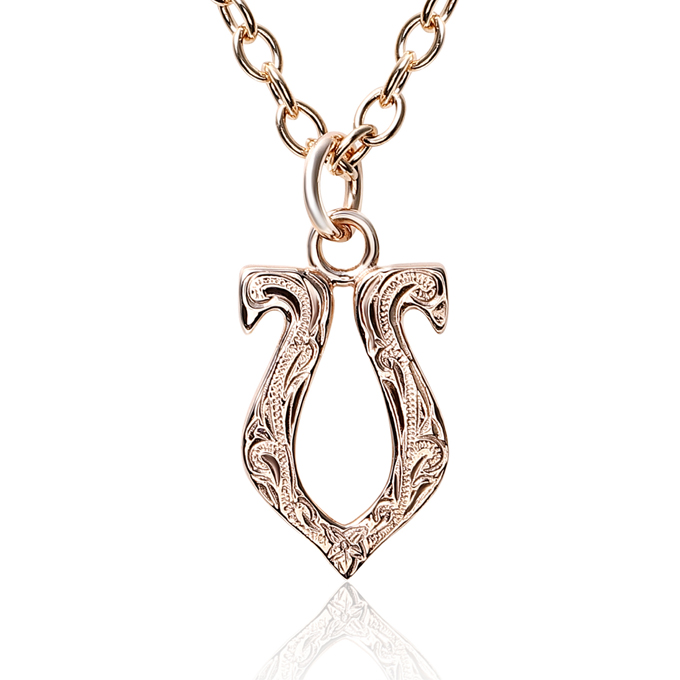 Hawaiian jewelry ネックレス サージカルステンレス バレルスクロール