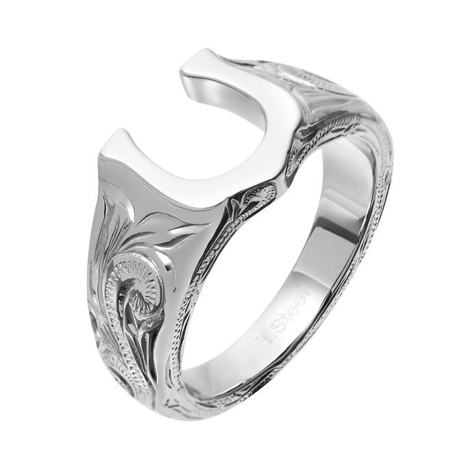 ハワイアンジュエリー 指輪 jewelry 馬蹄 リング ステンレス316L サージカル 7号-21...