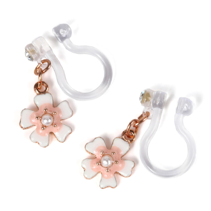 桜 イヤリング ノンホールピアス