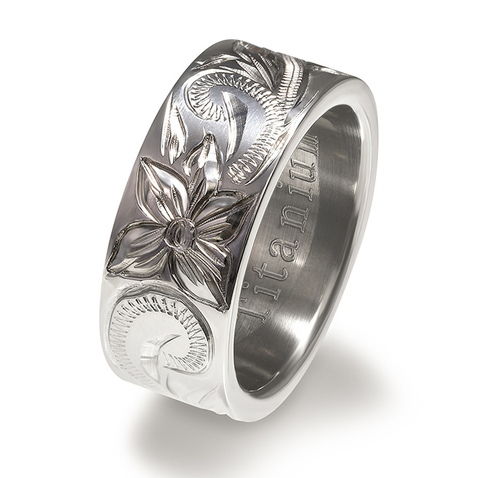 ハワイアンジュエリー jewelry ペアリング ピンキー Pairing 指輪 8mm