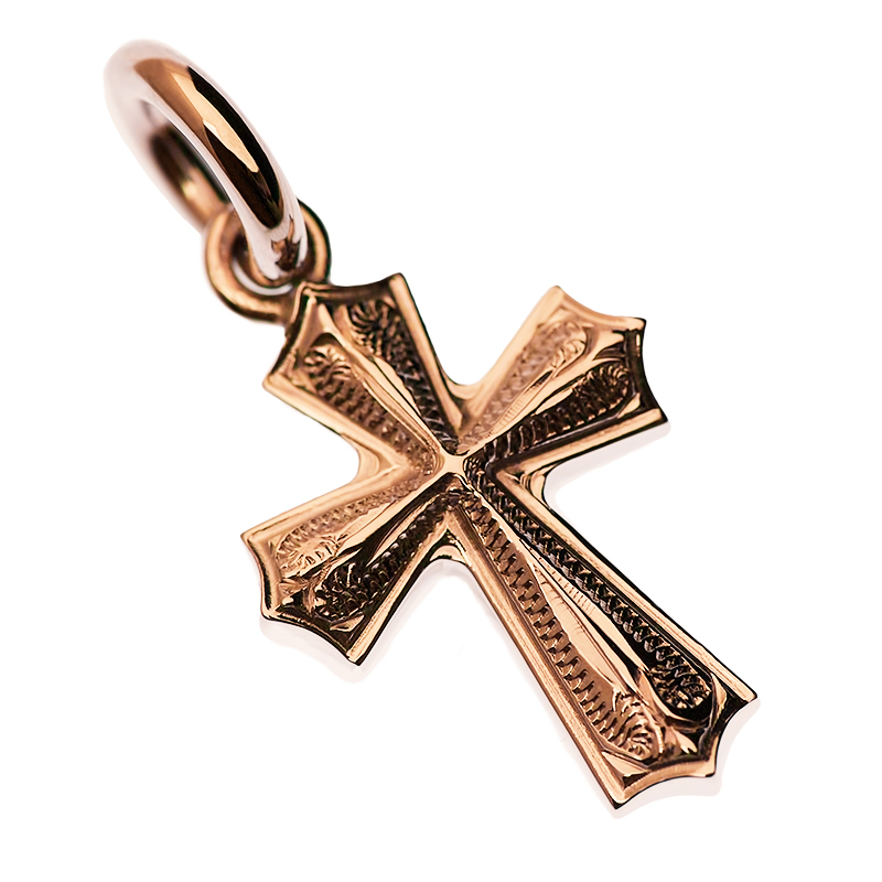 Lono LONO クロスペンダント PC014 スクロール 波 ロノハワイアン  