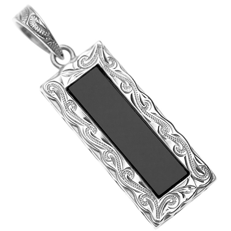 Lonoハワイアンジュエリー　シルバー925ネックレストップ　おまけリング ハワイアンジュエリー LONO ロノオニキス ペンダント トップ ヘッド
