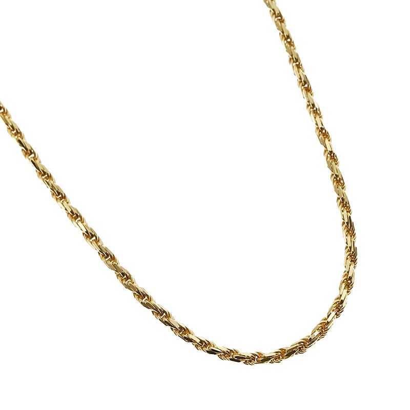 LONO ロープチェーン Rope030 60cm 14K 14金 イエローゴールド ピンク 