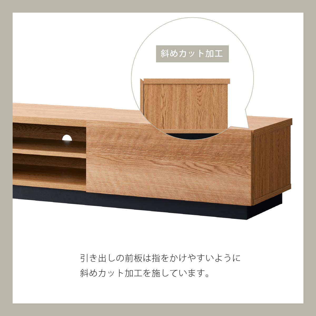 テレビ台 ローボード 幅115cm 奥行39cm 高さ28.8cm 北欧 おしゃれ テレビラック 収納 棚 最大55型 TV台 配線スマート 木製  50インチ テレビ台 テレビボード |  | 02