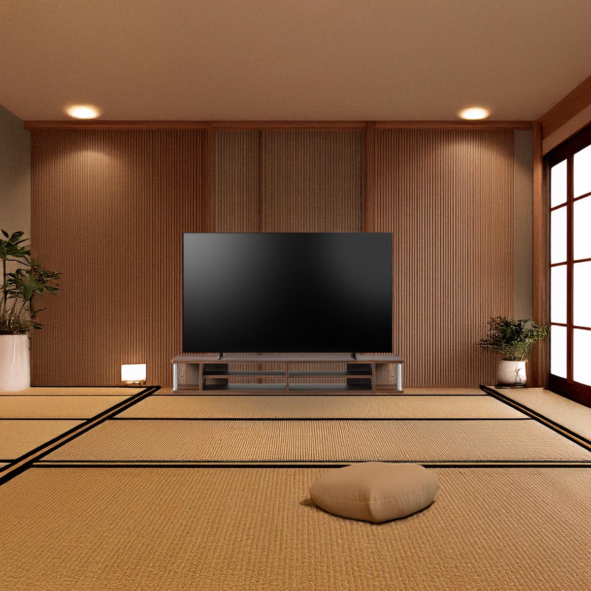 ちょい足しラック 1250 幅125cm  高さ18cm 55V型対応 シングル/ダブル 完成品 AS-125CT AS-125CTW BK DB テレビ台 かさ上げ 高さ調整 モニター台 TV台 |  | 07